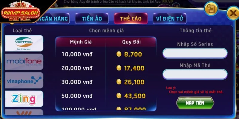 Khám phá cách nạp nhanh chóng qua mã QR code