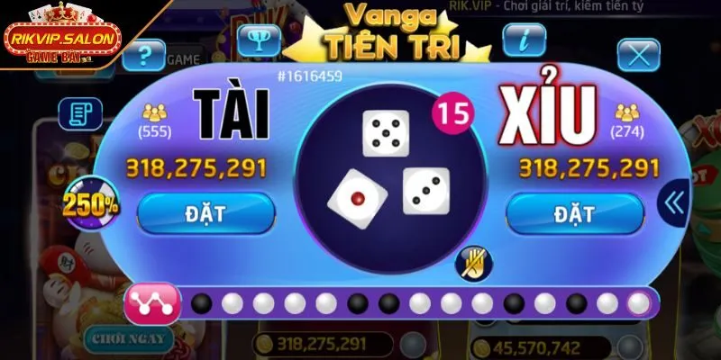 Tài xỉu lựa chọn đỏ đen đầy kịch tính cho bet thủ